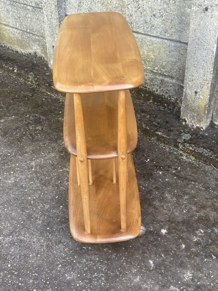 FINE RETRO ERCOL TROLLEY STAND ROOM DIVIDER - Image 3