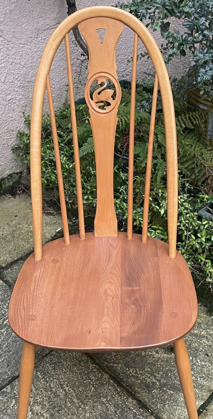 Superb Modern Ercol Swan Quaker Dining Chair - Image 4