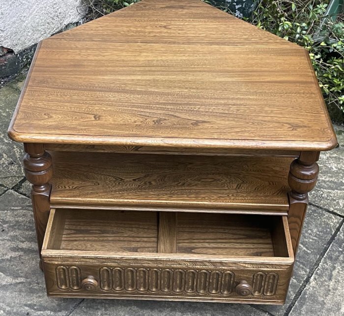 Modern Ercol Corner TV Cabinet - Image 2