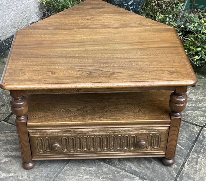 Modern Ercol Corner TV Cabinet - Image 3