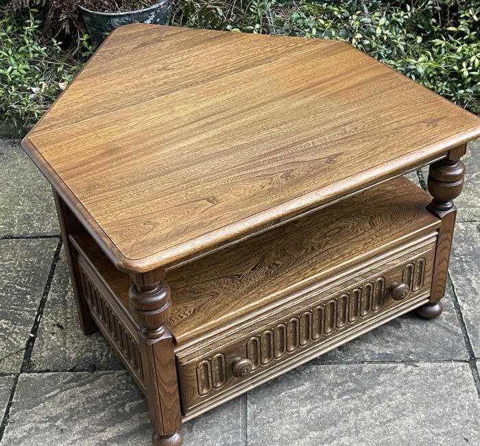 Modern Ercol Corner TV Cabinet - Image 4