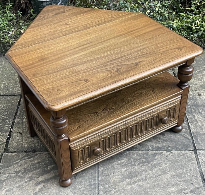 Modern Ercol Corner TV Cabinet - Image 5