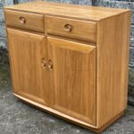 Fine Modern Ercol 2 Door Highboard Sideboard