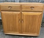 Fine Modern Ercol 2 Door Highboard Sideboard - Image 5
