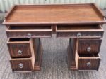 Superb Arts & Crafts Solid Oak Writing Desk - Image 5