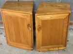 Pair of Modern Ercol Bedside Cabinets Single Door, Clean Condition