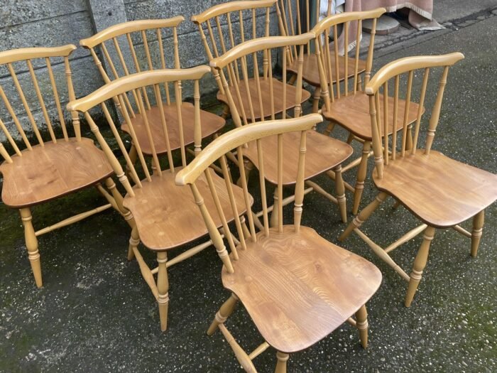 SUPERB RETRO SINGLE ERCOL DINING CHAIR - Image 5