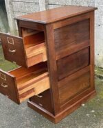 Rare Antique 3 Drawer Filing Cabinet - Image 4