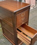 Rare Antique 3 Drawer Filing Cabinet - Image 5